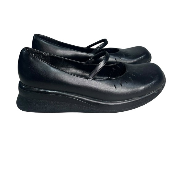 Steve Madden Jazmine Women's Mary Jane Platform Size 9 Leather Vtg Black Y2K - Picture 1 of 8